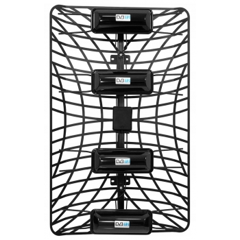 NAJMOCNIEJSZA ANTENA SIATKOWA DVB-T2 AXIN 4K LTE MUX8 PRODUKT POLSKI CZARNA