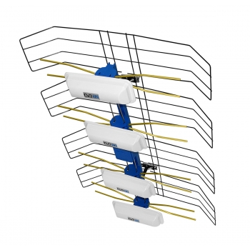 NAJMOCNIEJSZA ANTENA SIATKOWA DVB-T2 4K MUX8 LTE + TUNER