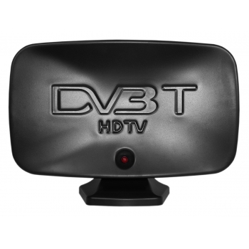 ANTENA DVB-T2 4K H.265 HD DELTA LED +46 dBi! CZARNA