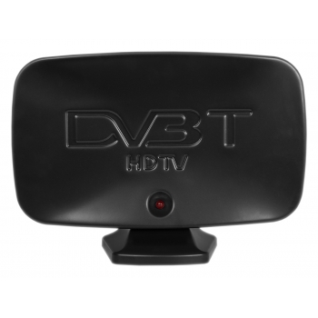 ANTENA DVB-T2 4K H.265 HD DELTA LED +46 dBi! CZARNA