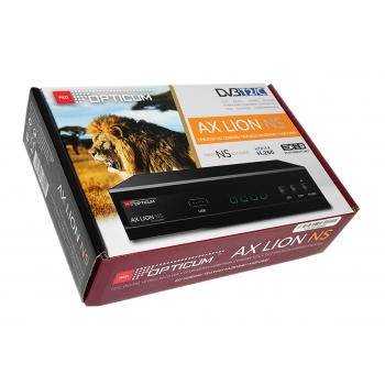Tuner DVB-T2 DVB-C Opticum LION NS H.265 HEVC