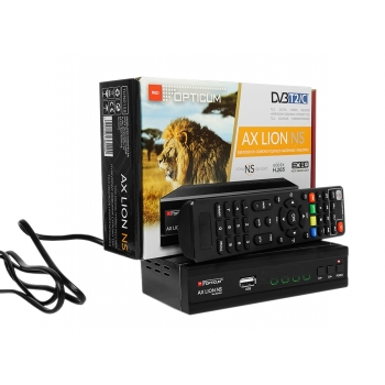 Tuner DVB-T2 DVB-C Opticum LION NS H.265 HEVC
