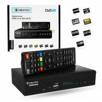 Tuner Dekoder Cyfrowy DVB-T2 4K H.265 HEVC PVR LCN