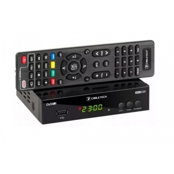 Tuner DVB-T2 dekoder Cabletech URZ0338 H.265 HEVC HDMI USB