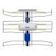 NAJMOCNIEJSZA ANTENA SIATKOWA DVB-T2 4K MUX8 LTE + TUNER